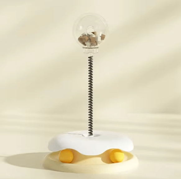 Anxiety Relief Interactive Slow Feeder Toy For Cats