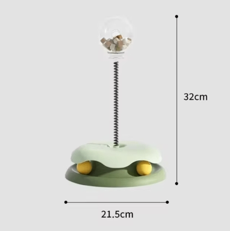 Anxiety Relief Interactive Slow Feeder Toy For Cats