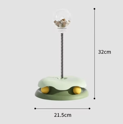 Anxiety Relief Interactive Slow Feeder Toy For Cats